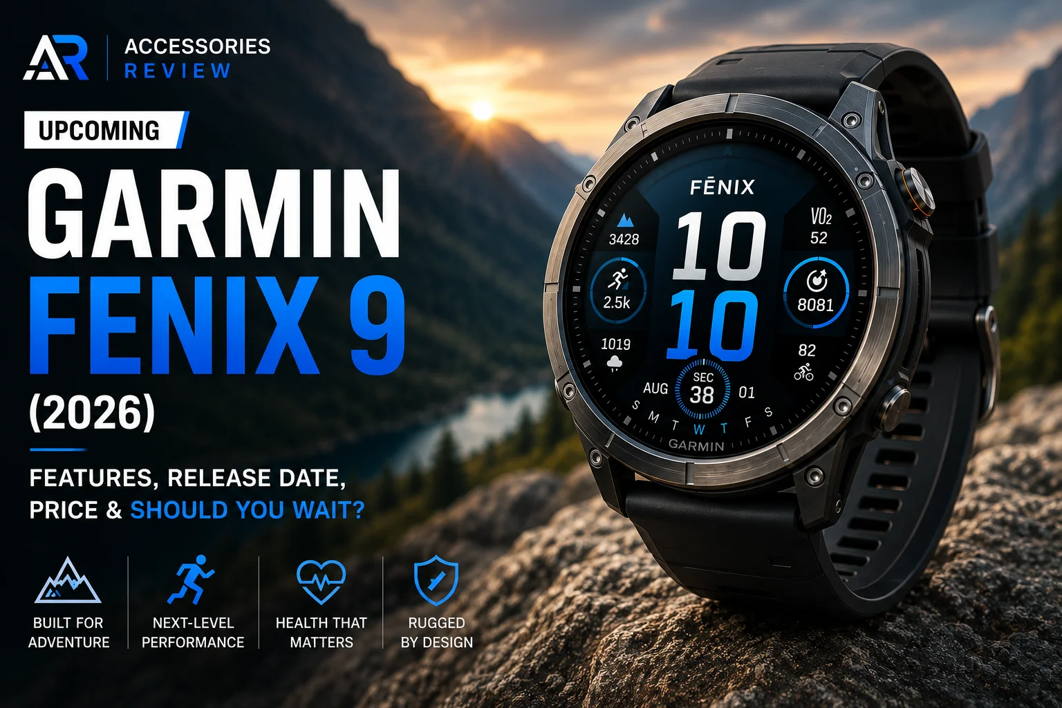 Garmin Fenix 9 (2026) upcoming smartwatch with rugged design and expected new features